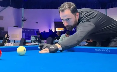 Tài năng Thổ Nhĩ Kỳ Berkay Karakurt vô địch World Cup Billiards 3C ngay lần đầu vào chung kết