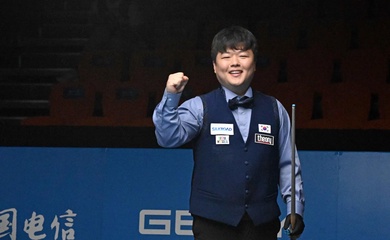 Myung-woo Cho đoạt huy chương vàng World Games 2025 nội dung billiard carom 3 băng