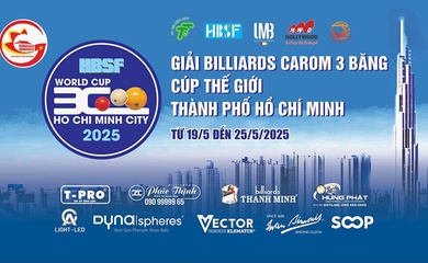Lịch thi đấu billiard carom 3 băng TPHCM World Cup năm 2025 mới nhất ngày 17/03