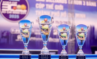 Trực tiếp billiard carom 3 băng TPHCM World Cup 2025 ngày 19/05