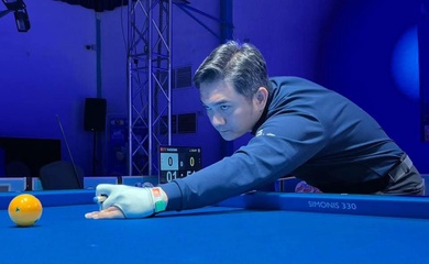 Giải billiards Blois 3C Challenge 2025: Trần Thanh Lực toàn thắng 2 trận đầu