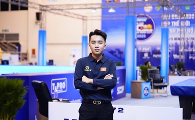 Nguyễn Hoài Phong thoát hiểm ngoạn mục ở giải Billiards Carom 3 băng TPHCM World Cup 2025