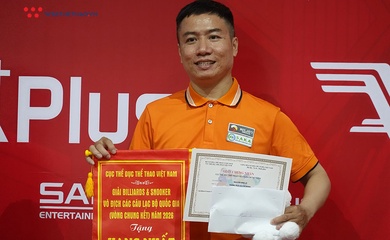Nguyễn Như Lê lần đầu vô địch carom 1 băng Giải billiards các CLB toàn quốc