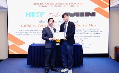 MIN Table tiếp tục là nhà tài trợ chính của hệ thống giải Billiards HBSF năm 2026