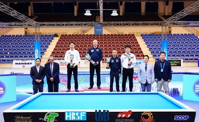 Trần Quyết Chiến trở lại số 2 thế giới billiard carom 3 băng sau TPHCM World Cup 2025