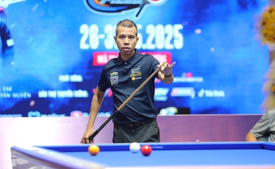Billiards Carom 3 băng Quốc tế SCTV Cup 2025 chỉ còn Trần Quyết Chiến, Trần Thanh Lực, Bao Phương Vinh, Mai Tân Huyên