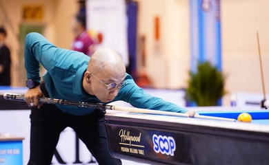 Nguyễn Đình Luân vượt qua vòng loại đầu tiên của Giải billiard carom 3 băng Porto World Cup 2025