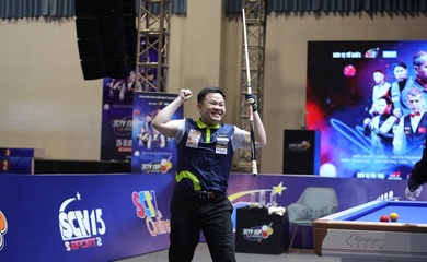 Bao Phương Vinh vô địch giải Billiards Carom 3 băng Quốc tế SCTV Cup 2025 