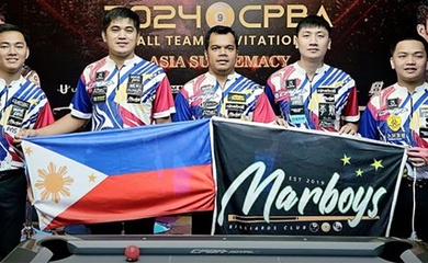 Philippines ngược dòng vô địch Giải billiard CPBA 9-ball Teams Invitational - Asia Supremacy