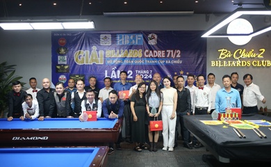Lộ diện 8 ứng viên vô địch tại giải Billiards Cadre 71/2 Series A mở rộng toàn quốc tranh cúp Bà Chiểu lần 2 – 2024