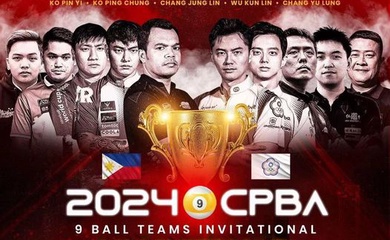 Lịch thi đấu billiards CPBA 9-ball Teams Invitational - Asia Supremacy năm 2024 mới nhất ngày 28/05