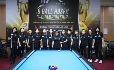 Giải vô địch Billiards Pool 9 bi HBSF năm 2023: Trần Thị Kim Quyên tạo ấn tượng ở bảng nữ