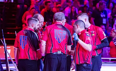 Highlights Van Boening/Styer (Mỹ) vs Shaw/Ouschan (Châu Âu) | Giải billiards pool Mosconi Cup 2022