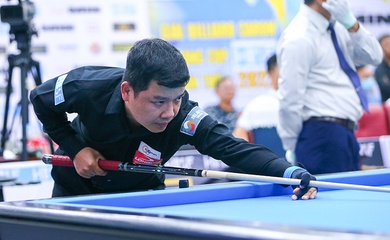 Kết quả Billiards 6/10: Đương kim vô địch quốc gia Nguyễn Đức Anh Chiến bị loại sốc
