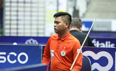 Nguyễn Trần Thanh Tự lại gây sốc với nước rút 9 điểm ở giải billiard carom 3 băng Porto World Cup 2024