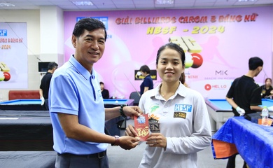 Dàn cơ thủ nữ carom 3 băng Việt Nam nhận thưởng nóng tới tấp từ Billiards Thanh Minh