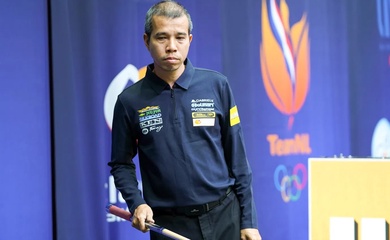 Giải billiards Veghel World Cup 2024: Trần Quyết Chiến, Trần Thanh Lực, Nguyễn Trần ThanhTự đều vào tứ kết