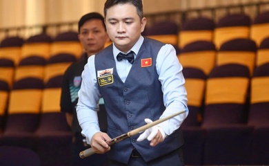 Chiêm Hồng Thái và Trần Thanh Lực vào tứ kết giải Giải billiard carom 3 băng vô địch thế giới 2024