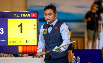 Trần Thanh Lực xuất sắc vào chung kết Giải billiard carom 3 băng vô địch thế giới 2024