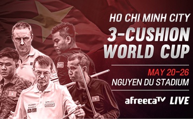 Lịch thi đấu billiards carom 3 băng TPHCM World Cup năm 2024 mới nhất ngày 23/05