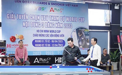 Giải billiard tuyển chọn World Cup Carom 3 băng năm 2023: 2 cơ hội ra biển lớn