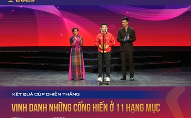 Toàn cảnh Cúp Chiến thắng 2025: Đêm vinh danh những tinh hoa của Thể thao Việt Nam