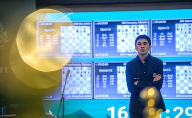 Giải cờ vua Ứng cử viên FIDE 2026: Javokhir Sindarov lập kỷ lục vô tiền khoáng hậu sau nửa chặng đường