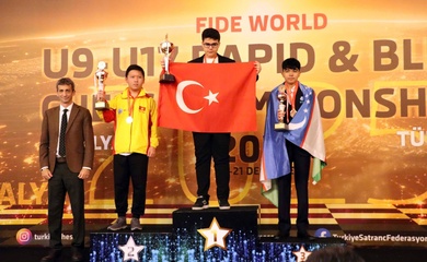 Nam Kiệt đoạt HCB, Bình Vy rinh bộ đôi huy chương tại Giải Vô địch Cờ vua Nhanh và Chớp Thiếu niên Thế giới 2025