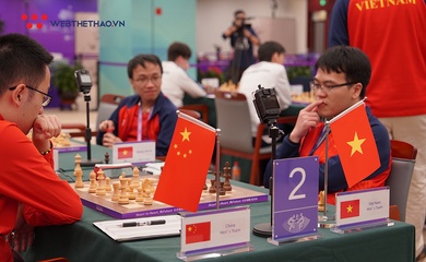 Cờ vua Asian Games 19 ngày 30/9: Việt Nam nam hòa Trung Quốc, nữ thua Ấn Độ