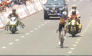 Xe đạp Cúp Truyền hình TP.HCM 2026: Christoph Janssen và màn solo 20km chấn động đường đua miền Trung