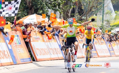 Chặng 16 xe đạp Cúp Truyền hình TPHCM 2026: Đèo Khánh Lê đổi chủ Áo Chấm Đỏ và chiến thắng nghẹt thở của Sergei Kulikov