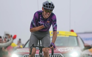 Ben O'Connor chinh phục chặng Nữ hoàng cuộc đua xe đạp Tour de France 2025 khi Tadej Pogacar siết chặt Áo vàng