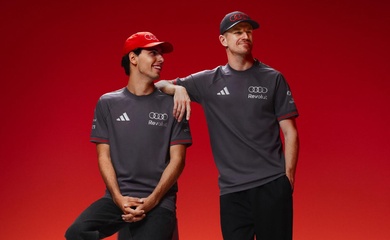 adidas và đội đua Công thức 1 của Audi Revolut ra mắt trang phục thi đấu chính thức
