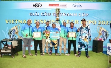 Cần thủ Tấn Trọng vô địch giải Câu cá tranh Cúp “VietNam Fishing Gear Expo 2023”