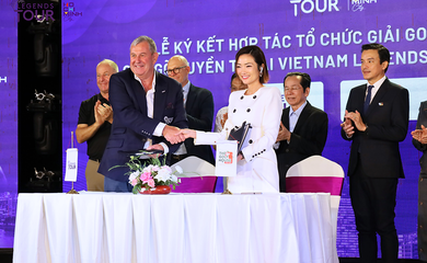 Giải Golf Quốc tế Gặp Gỡ Huyền Thoại "Vietnam Legends Championship 2025" có quỹ thưởng hơn 13 tỷ đồng