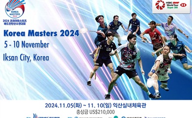 Top 10 thống kê giải cầu lông Korea Masters 2024