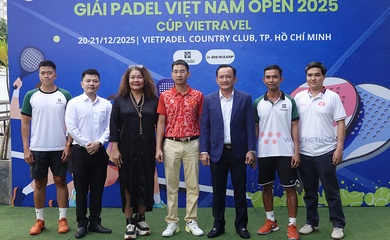 Padel chính thức có giải đấu cấp quốc gia, Cúp Vietravel 2025 hướng tới mục tiêu ASIAD 2026