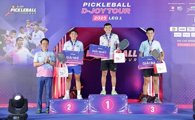 Giải Pickleball D-Joy Tour 2025 - Chặng 1 thành công rực rỡ với hơn 300 vận động viên tham dự và 626 trận đấu