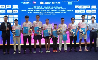 Giải pickleball PWR Thủ Đức HTV DJOY mở rộng - Cúp WARRIOR có tổng giá trị giải thưởng gần 3 tỷ đồng