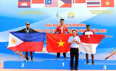 Việt Nam dẫn đầu Giải đua thuyền Rowing vô địch U19, U23 và vô địch  Đông Nam Á 2024