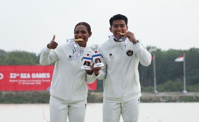 Đội tuyển Chèo thuyền Indonesia đoạt huy chương Vàng SEA Games 2025, hướng tới Asian Games và Olympic 2028