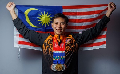 SEA Games 2025 – Khiew Hoe Yean giành huy chương vàng bơi lội đầu tiên cho Malaysia
