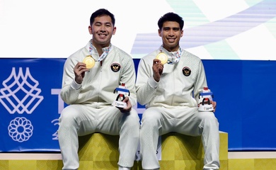 Đội tuyển cầu lông Indonesia vượt mục tiêu tại SEA Games 2025