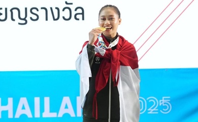 Võ sĩ wushu Patricia Geraldine không tự hài lòng sau màn ra mắt ngọt ngào tại SEA Games 2025