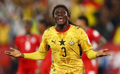 Ghana đánh bại Panama nhờ "bàn thắng vàng" phút 90+5'