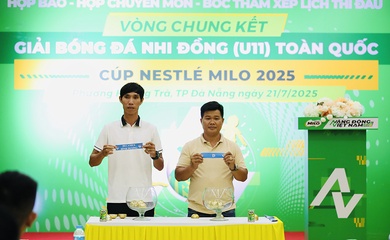 Xuất hiện bảng đấu “tử thần” tại VCK Giải bóng đá Nhi đồng U11 Toàn quốc 2025