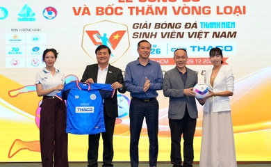 Giải bóng đá Thanh Niên sinh viên Việt Nam 2026: Thưởng "khủng" 300 triệu cho nhà vô địch