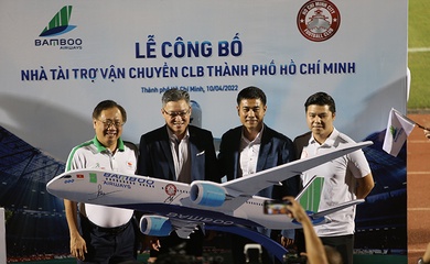 Bamboo Airways tiếp tục là Nhà tài trợ vận chuyển chính thức của CLB bóng đá TPHCM