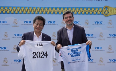 YKK Và Real Madrid Foundation trở lại Việt Nam: Tạo cơ hội cho trẻ em khó khăn thông qua các chương trình CSR