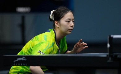 Park Gahyeon ngược dòng tuyệt vời khi giải bóng bàn WTT Muscat 2025 ghi nhận hàng loạt cú sốc